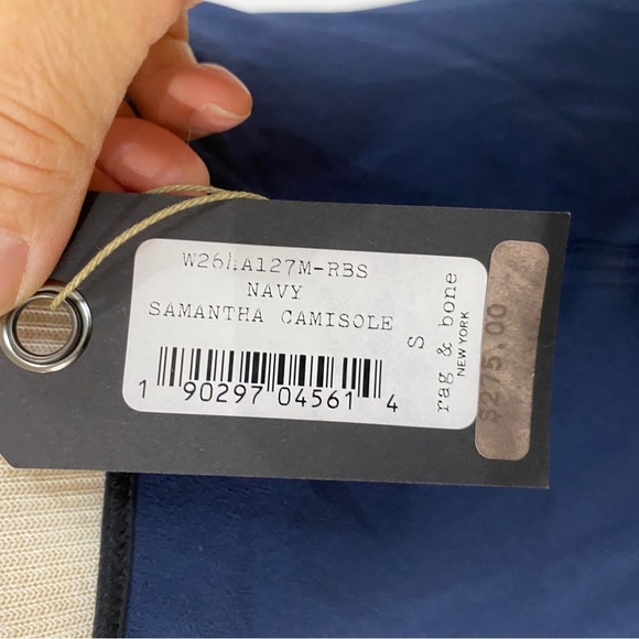 Rag & Bone 100% silk halter top NWT - Picture 3 of 12